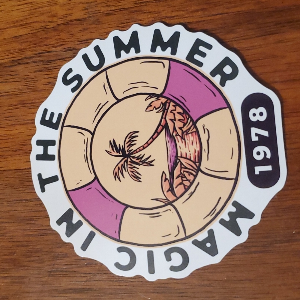 Magic in the Summer 1978 sticker